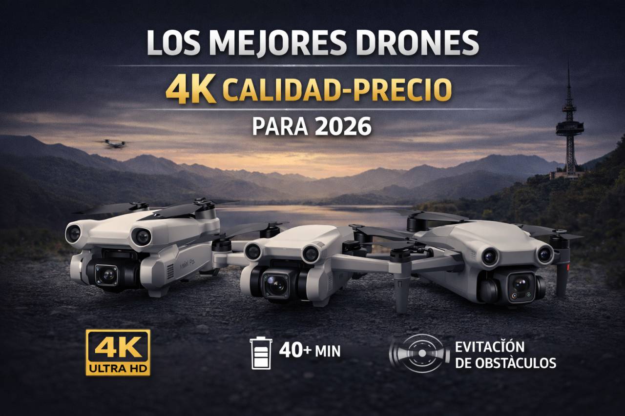 Los Mejores Drones 4K Calidad-Precio para 2026: análisis y razones para elegirlos