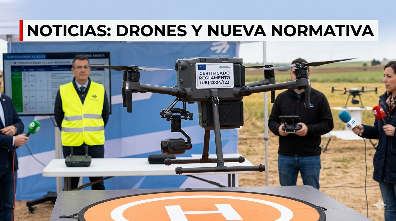 Europa regula drones con nuevo reglamento