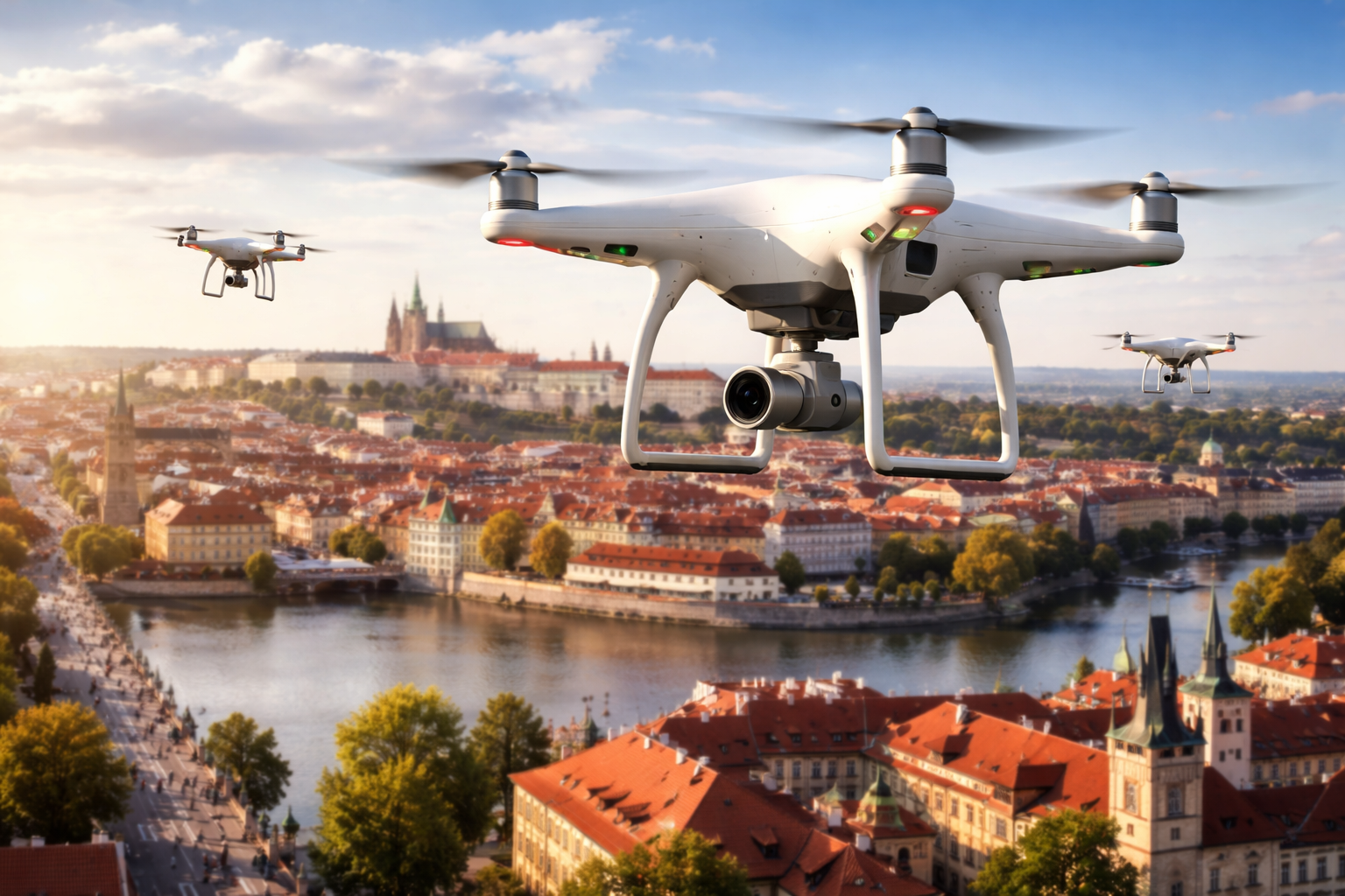 Europa conecta ciudades con drones