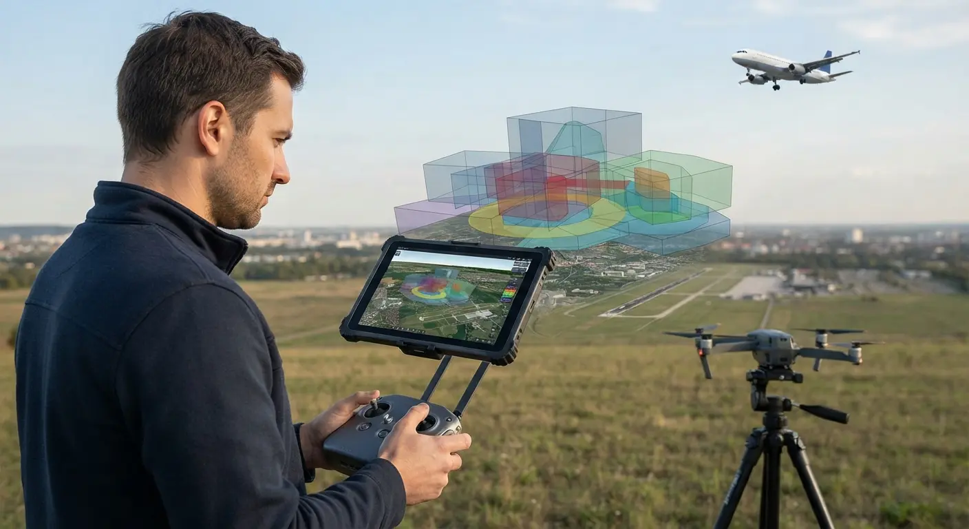 Espacios aéreos y radiofonismo en drones: FIR, CTR, ATZ, FIZ, RMZ, TMZ y mucho más