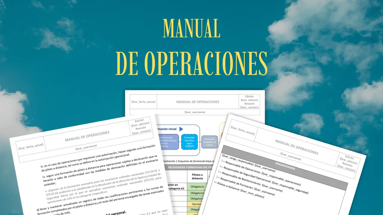 ¿Cuándo necesitas un manual de operaciones para volar un dron en España?